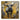 Abstract expressionist oil painting of a powerful bull in golden tones