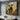 Abstract expressionist oil painting of a powerful bull in golden tones