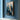 Abstract Cityscape Oil Painting Phantom Metropolis in Blue and Orange