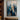 Abstract Cityscape Oil Painting Phantom Metropolis in Blue and Orange