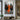 Blazing Bridge Dawn Abstract Cityscape Painting in Orange and Gray