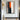 Abstract Color Block Painting in Orange Black and Taupe