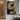 Abstract Female Portrait Street Art in Gold Black and Gray on Wood