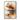 Abstract Landscape Oil Painting Amber Reflection in Orange and Beige