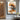 Abstract Landscape Oil Painting Amber Reflection in Orange and Beige