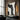 Abstract Minimalist Black and White Textured Oil Painting