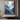 Abstract Minimalist Oil Painting in Blue and Grey Tones