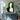 Abstract Minimalist Figurative Oil Painting in Green and Black