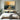 Abstract Minimalist Oil Painting in Grey and Warm Tones with Solitary Figure
