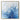 Minimalist abstract painting in layered icy blue and white tones with thick paint texture