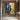 Abstract Palette Knife Painting with Human Figures in Blue and Yellow