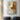 Abstract Portrait Canvas Silhouette in Stillness in Beige and Brown