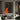 Abstract oil painting of a silhouette figure with orange drips and textured brushstrokes on black canvas background.