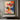 Abstract Skiing Sports Wall Art with Color Splash in Red Blue and Orange