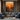 Original Abstract Sunset Canvas Art in Warm Gold and Orange Tones