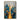 Abstract Urban Skyline Oil Painting in Gold and Blue