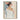 Abstract Wall Art of Woman with Floral Hair and Soft Expression