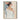 Abstract Wall Art of Woman with Floral Hair and Soft Expression