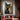Hand-painted expressionist black cat portrait in graffiti color style