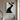 Black And White Textured Abstract Oil Painting With Flowing Palette Knife Lines