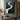 Black And White Textured Abstract Canvas Art With Flowing Central Line