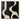 Hand-painted modern abstract oil painting with black and white curves in square shape