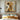 Bright-Eyed Cub handmade animal oil painting of lion cub in golden tones with textured background, Sonarart Original