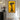 Playful Cartoon Dog Painting in Yellow and Black Color Scheme