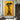 Playful Cartoon Dog Painting in Yellow and Black Color Scheme