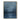 "Cerulean Mist" abstract oil painting depicting a serene dark blue water surface blending into a foggy, atmospheric horizon with shades of grey and light blue.