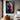 Vibrant Abstract Painting Of A Colorful Cat Looking Up
