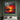 Crimson Voyage abstract boat oil painting in fiery sunset tones, Sonarart Original
