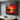 Crimson Voyage abstract boat oil painting in fiery sunset tones, Sonarart Original