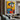 Cubist Abstract Canvas Portrait with Dual Faces and Bold Color Texture