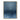 "Deep Water Horizon" abstract oil painting depicting a dark blue water surface meeting a foggy, atmospheric horizon in shades of grey and light blue, creating a moody and serene seascape.