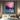Original abstract oil painting "Ethereal Echoes" featuring dynamic strokes of vibrant pink and deep indigo blue, creating an atmospheric modern artwork.