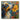 Expressive dog and floral oil painting with bold brushwork and vibrant colors, perfect for animal art lovers.