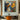 Expressive dog and floral oil painting with bold brushwork and vibrant colors, perfect for animal art lovers.