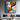 Sonarart Original abstract pop-style oil painting with geometric female face in bold colors
