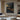Minimalist Gold Line Landscape Painting with Moon on Black Canvas