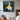 Golden Draped Silence abstract figurative original oil painting in yellow and blue tones