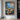 Impressionist Water Lily Oil Painting on Blue and Gold Textured Canvas