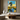 Handmade Oil Painting of Trees in a Golden Field with Water Reflection
