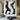 Minimal Abstract Black and White Hand-Painted Oil Painting