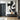 Minimalist Abstract Textured Oil Painting in Black and White with Flowing Shapes