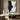Minimalist Black and White Abstract Oil Painting with Organic Curves