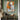 Modern Minimalist Figurative Canvas Painting in Burnt Orange and Greige