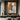 Modern Minimalist Figurative Canvas Painting in Burnt Orange and Greige