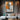 Modern Minimalist Figurative Canvas Painting in Burnt Orange and Greige