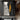 Modern Abstract Oil Painting in Black and Orange